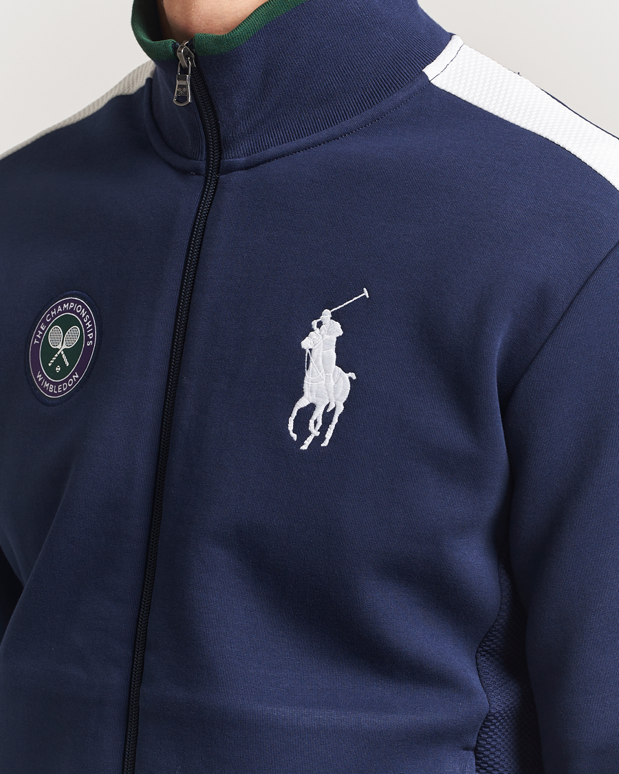 Herr | Tröjor | Polo Ralph Lauren | Wimbledon Full Zip Navy/White