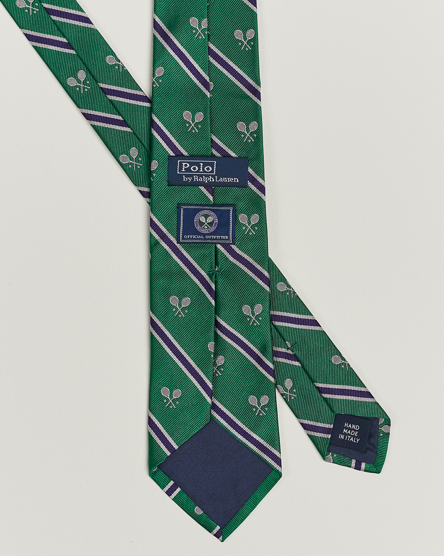 Herr | Polo Ralph Lauren Wimbledon Umpire Neck Tie New Forest Multi | Polo Ralph Lauren | Wimbledon Umpire Neck Tie New Forest Multi