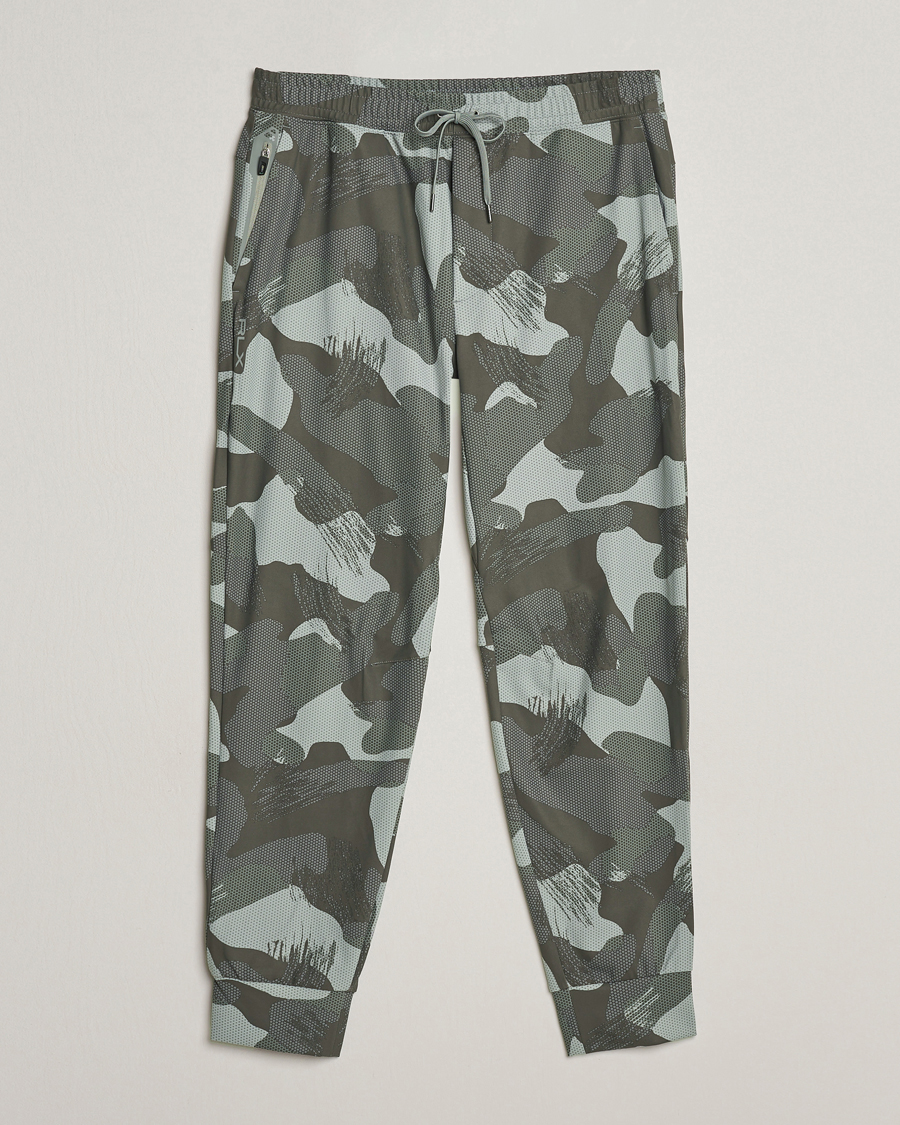 Herr | Byxor | RLX Ralph Lauren | Warp Tech Jersey Camo Sweatpants Grey