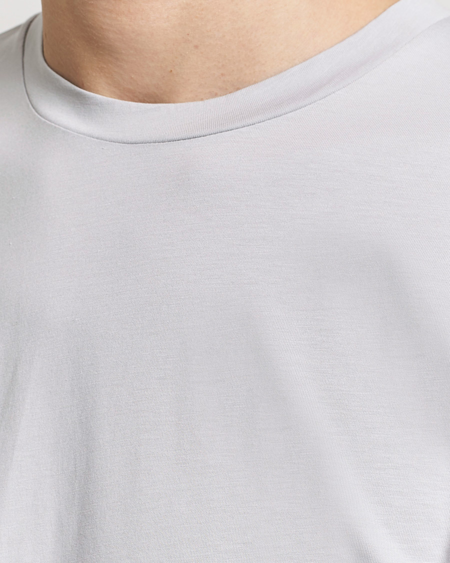 Herr | T-Shirts | Sunspel | Riviera Midweight Tee Smoke