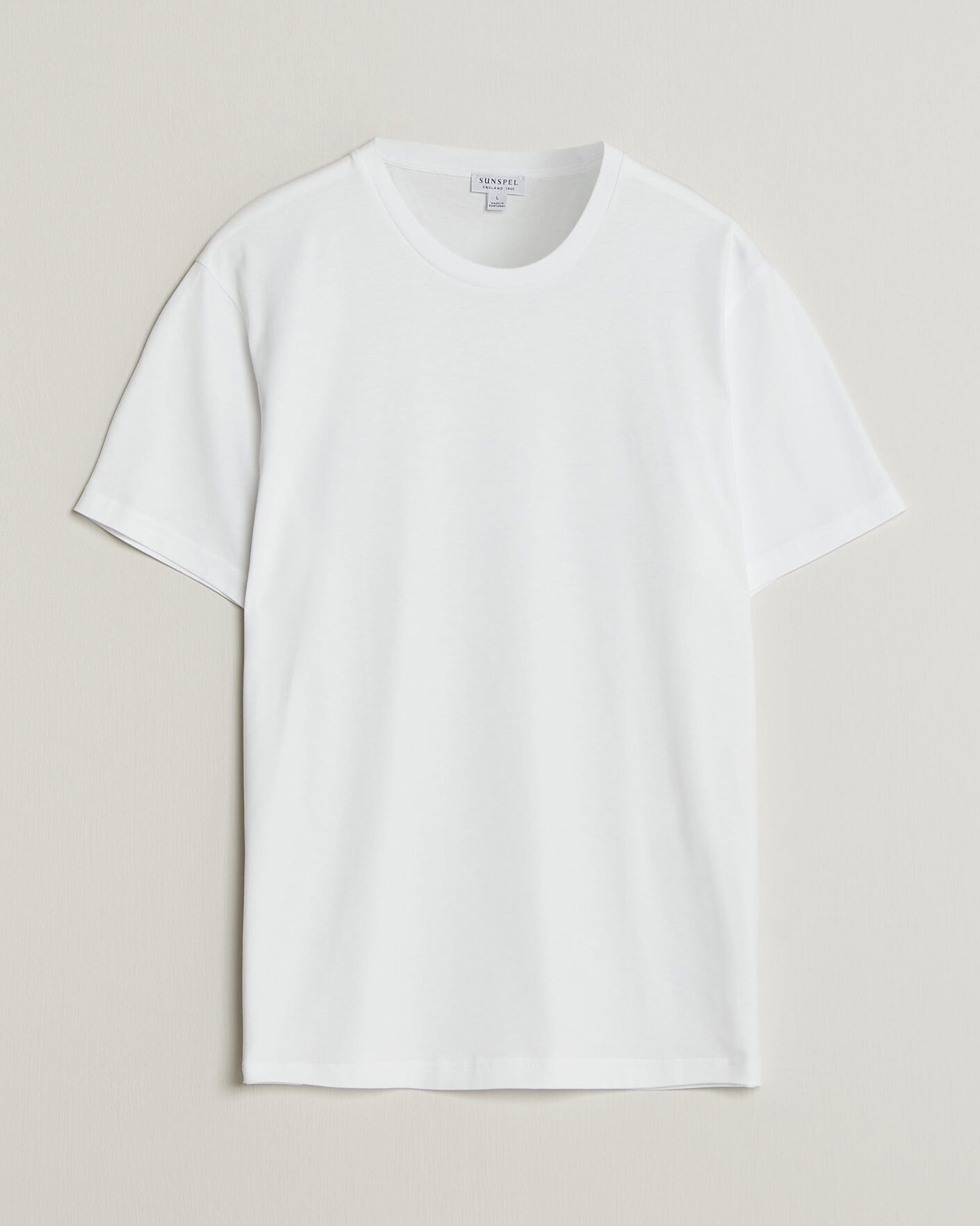 Herr | T-Shirts | Sunspel | Riviera Midweight T-Shirt White