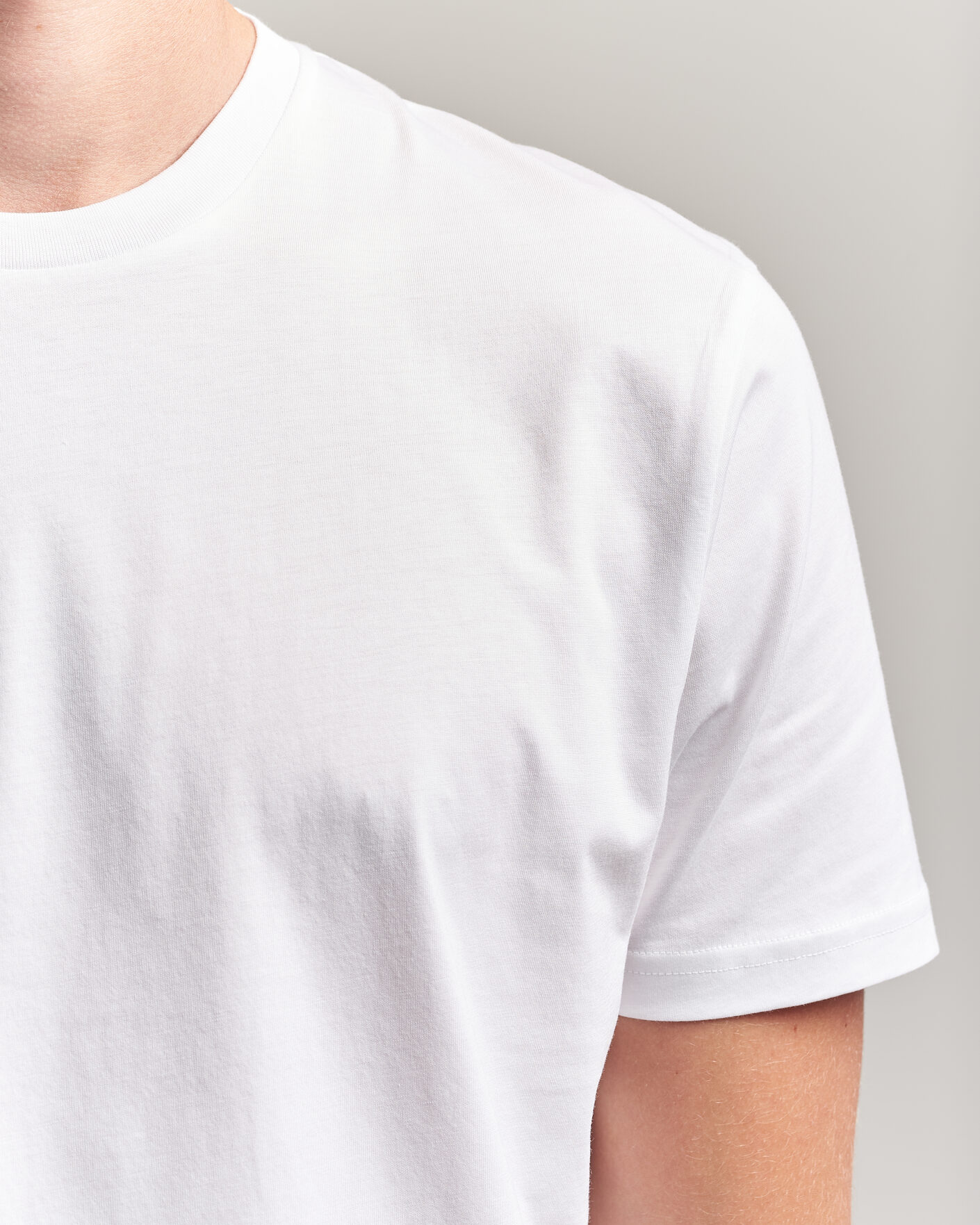 Herr | T-Shirts | Sunspel | Riviera Midweight T-Shirt White