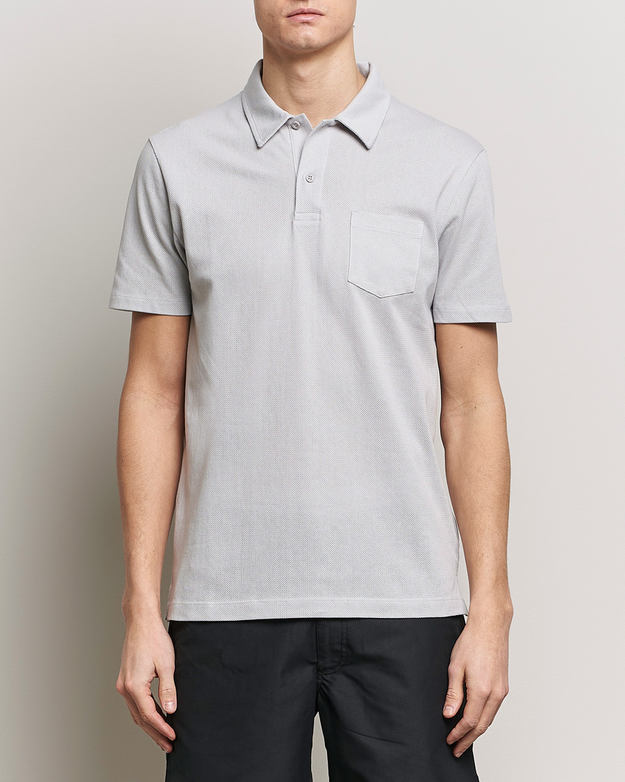 Herr | Pikéer | Sunspel | Riviera Polo Shirt Smoke