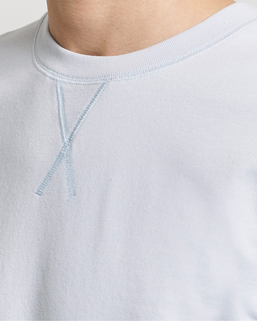 Herr | Tröjor | Sunspel | Loopback Sweatshirt Light Blue