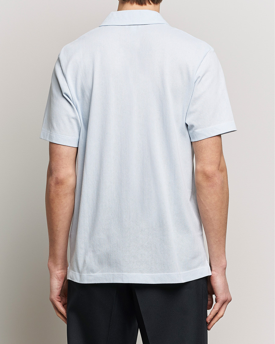 Herr | Skjortor | Sunspel | Riviera Resort Shirt Light Blue