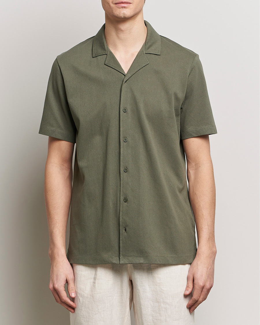 Herre |  | Sunspel | Riviera Resort Shirt Khaki