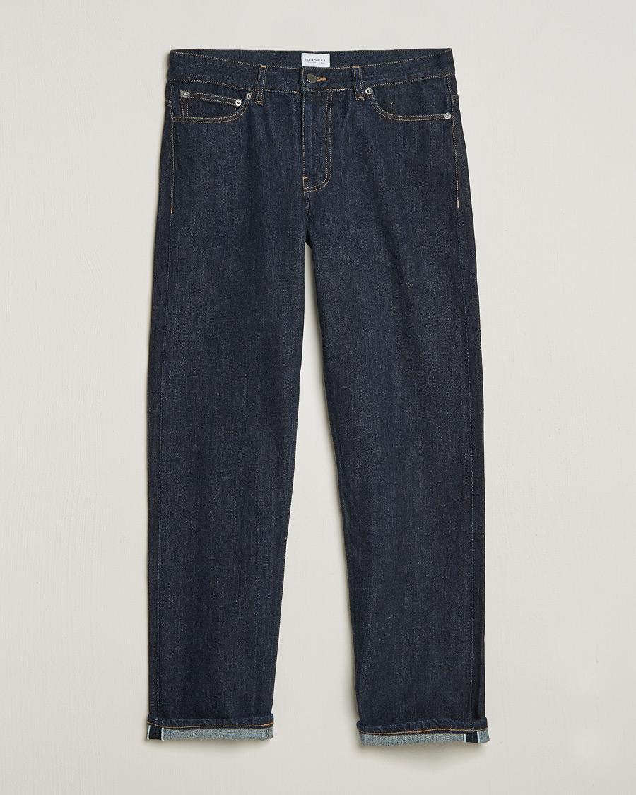 Herr | Jeans | Sunspel | Japanese Selvedge Jeans Blue