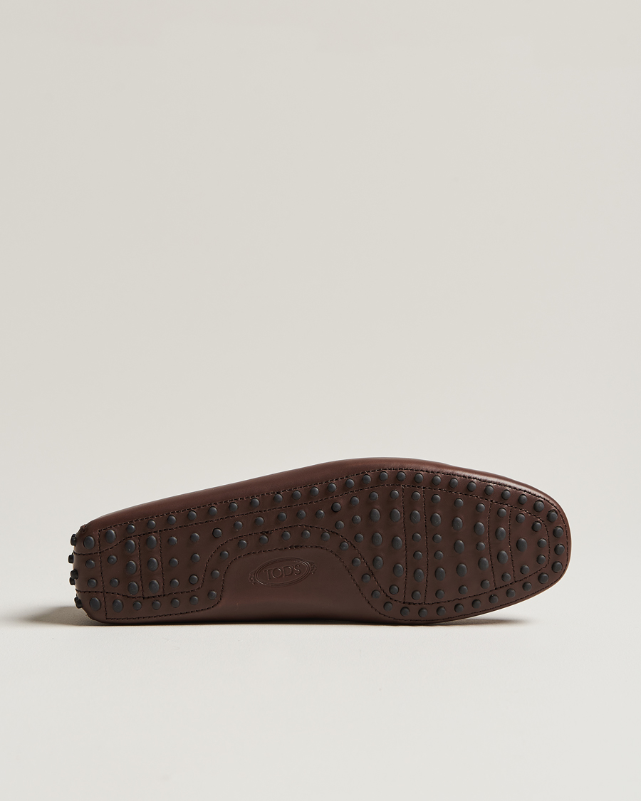 Herr | Tod's Lacetto Gommino Carshoe Dark Brown Calf | Tod's | Lacetto Gommino Carshoe Dark Brown Calf