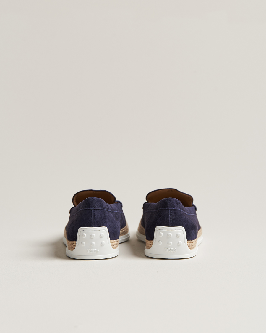 Herr | Tod's Raffia Loafer Navy Suede | Tod's | Raffia Loafer Navy Suede