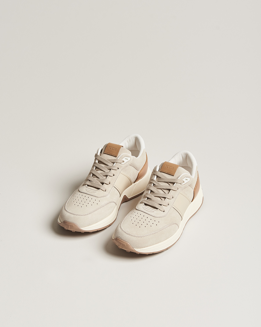 Herr | Italian Department | Tod's | Luxury Running Sneaker Light Beige Suede