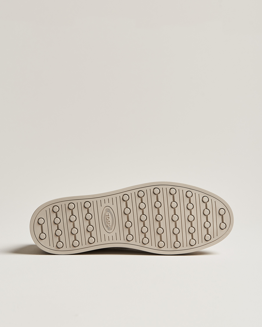 Herr | Tod's Cassetta Lacciata Sneaker Light Grey Suede | Tod's | Cassetta Lacciata Sneaker Light Grey Suede