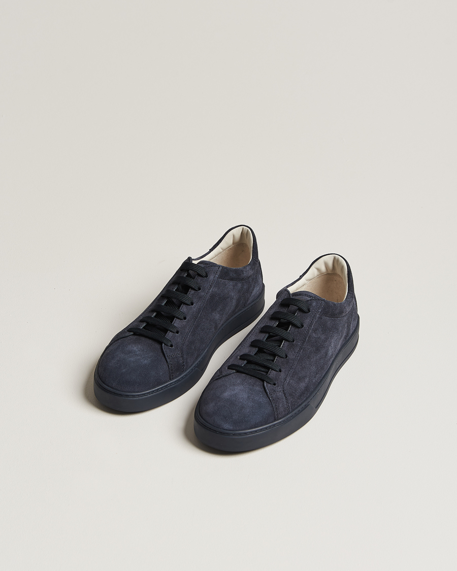 Herr | Italian Department | Tod's | Cassetta Lacciata Sneaker Navy Suede