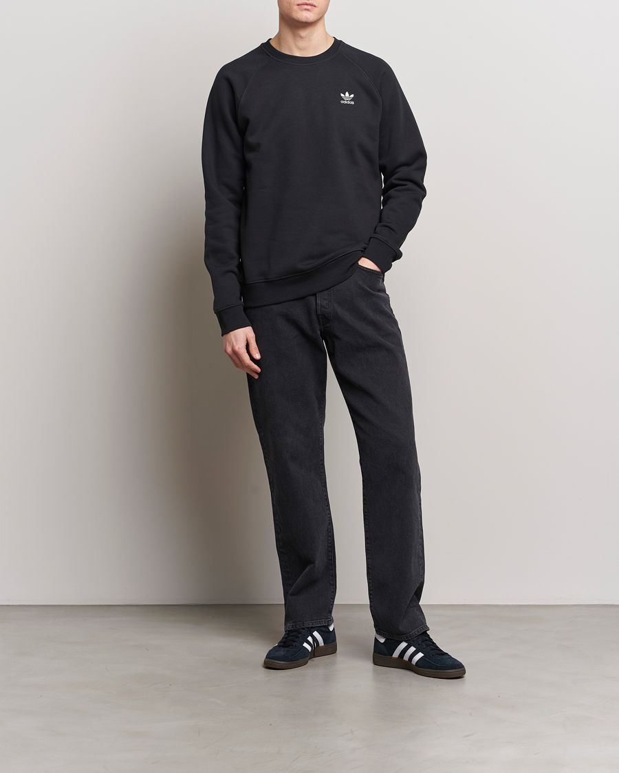 Herr | Tröjor | adidas Originals | Essential Crew Neck Sweatshirt Black