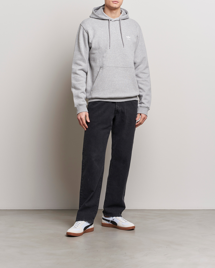 Herr | Tröjor | adidas Originals | Essential Hoodie Grey Melange