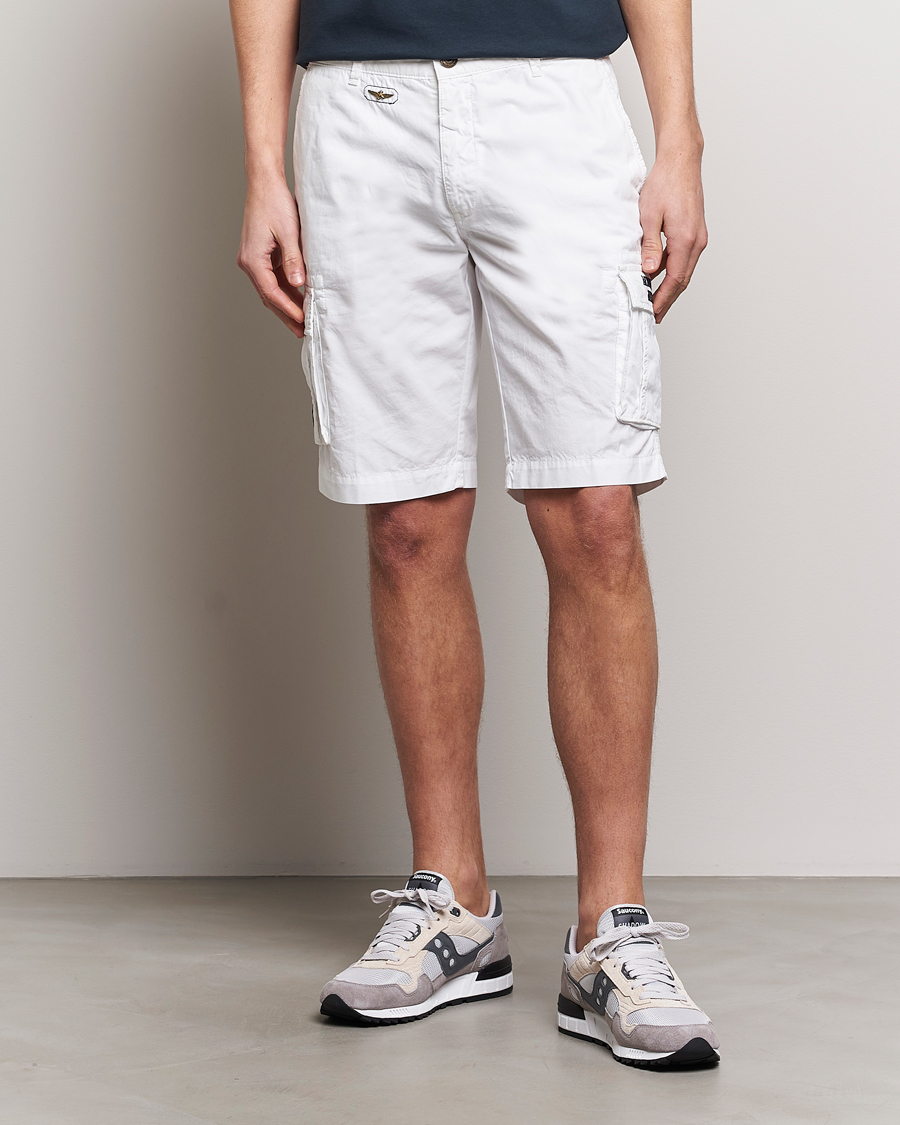 Herr | Cargoshorts | Aeronautica Militare | BE066 Cargo Shorts Off White