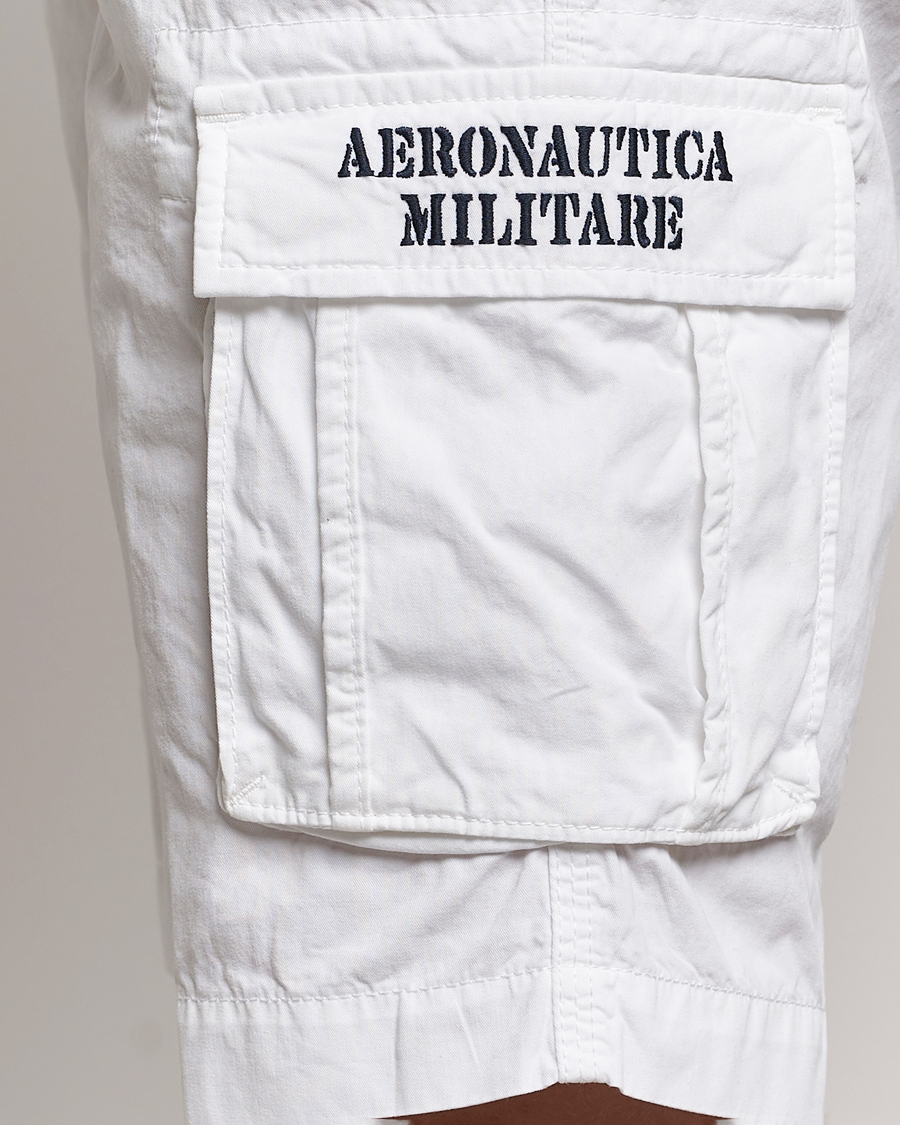 Herr | Shorts | Aeronautica Militare | BE066 Cargo Shorts Off White