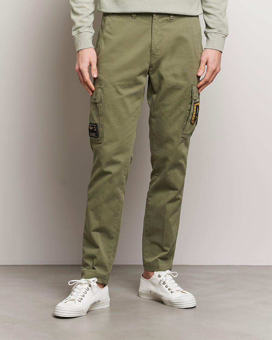 Herr | Byxor | Aeronautica Militare | Heritage Cargo Pants Sage Green