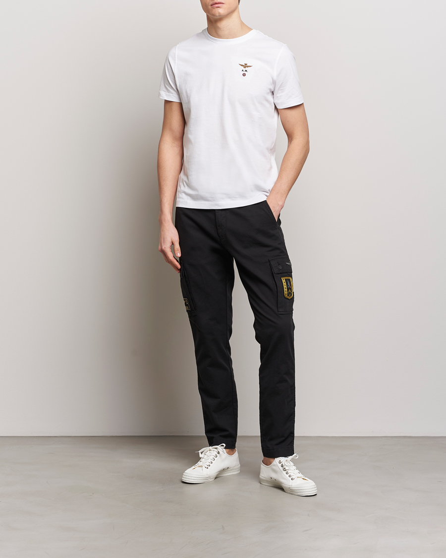 Herr | Byxor | Aeronautica Militare | Heritage Cargo Pants Jet Black