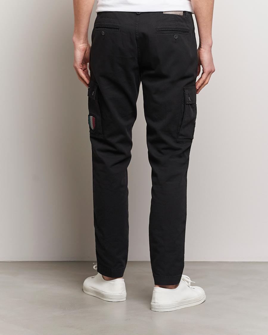Herr | Byxor | Aeronautica Militare | Heritage Cargo Pants Jet Black