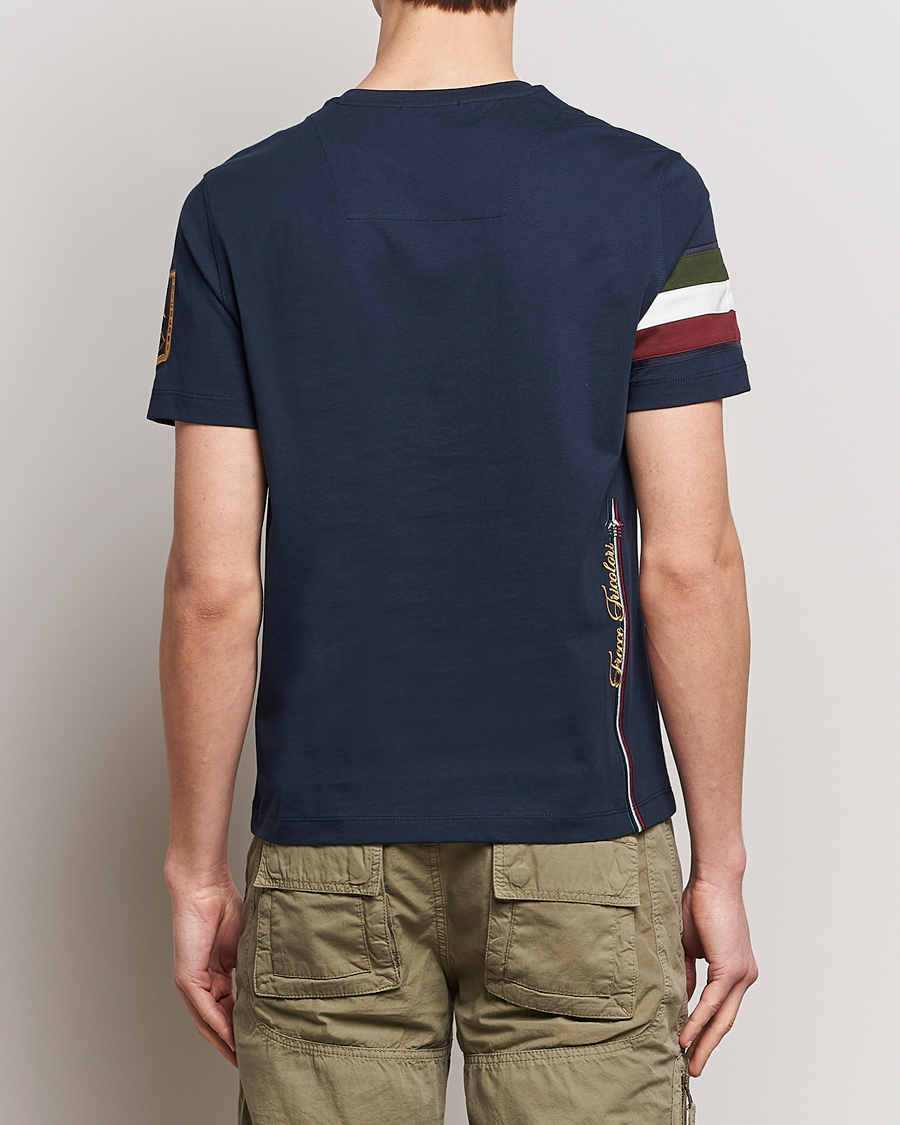 Herr | T-Shirts | Aeronautica Militare | Tricolori Crew Neck T-Shirt Navy
