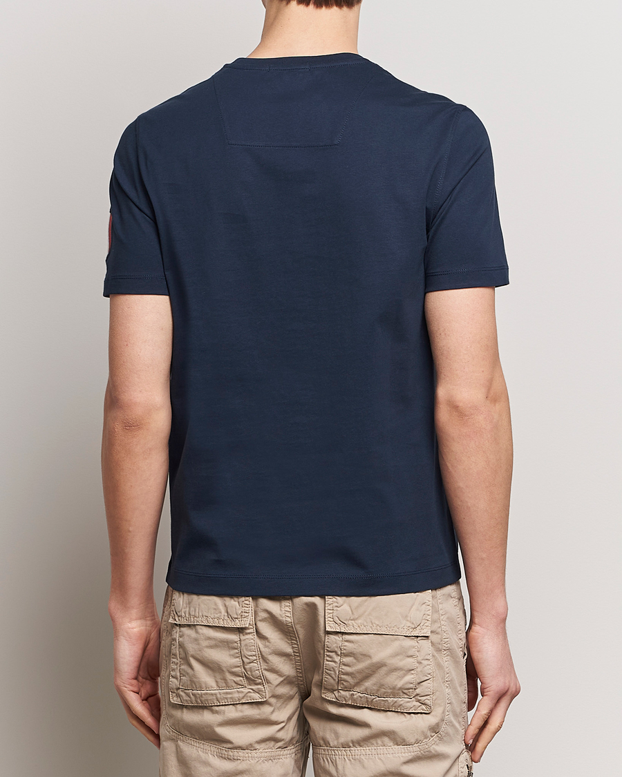 Herr | T-Shirts | Aeronautica Militare | Tricolori Crew Neck T-Shirt Navy