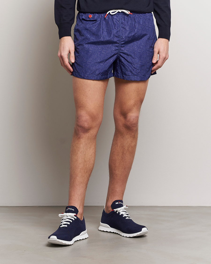 Herr |  | Kiton | Nylon Swim Shorts Navy