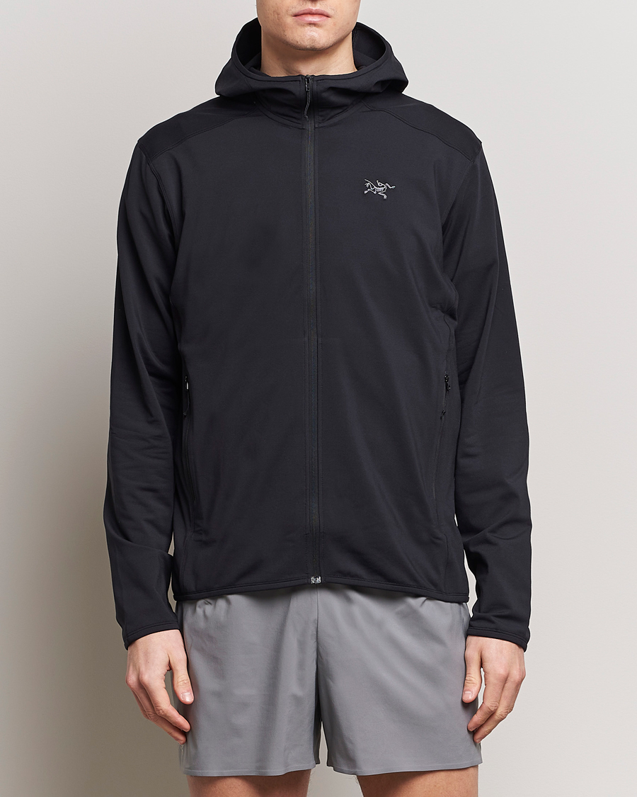 Herr | Outdoor | Arc'teryx | Kyanite Lightweight Full Zip Hoodie Black