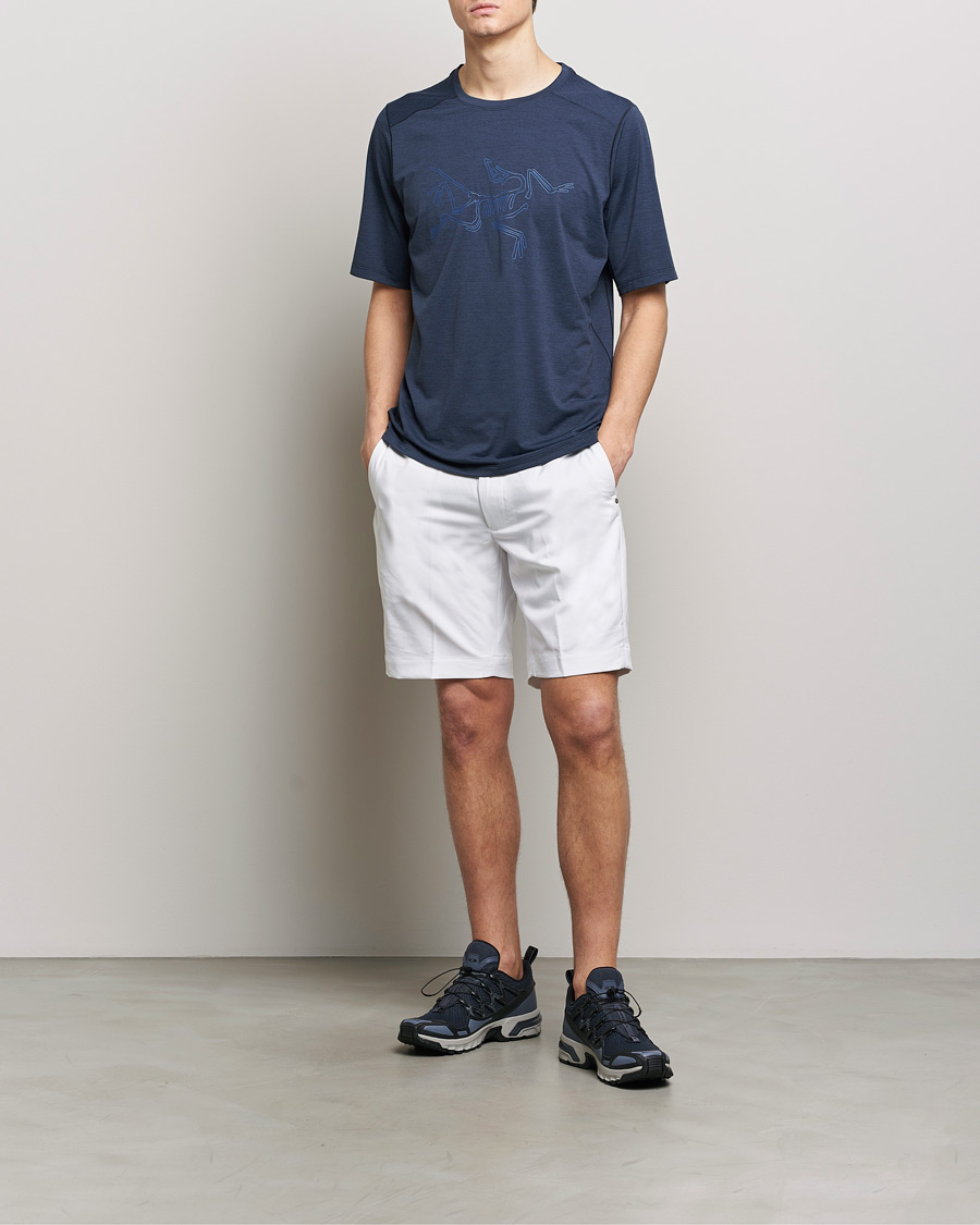 Herr | T-Shirts | Arc'teryx | Cormac Bird Logo Crew Neck T-Shirt Black Sapphire