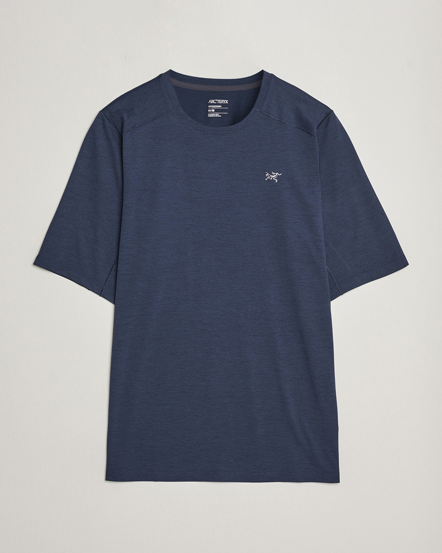 Herr | T-Shirts | Arc'teryx | Cormac Crew Neck T-Shirt Black Sapphire Heather