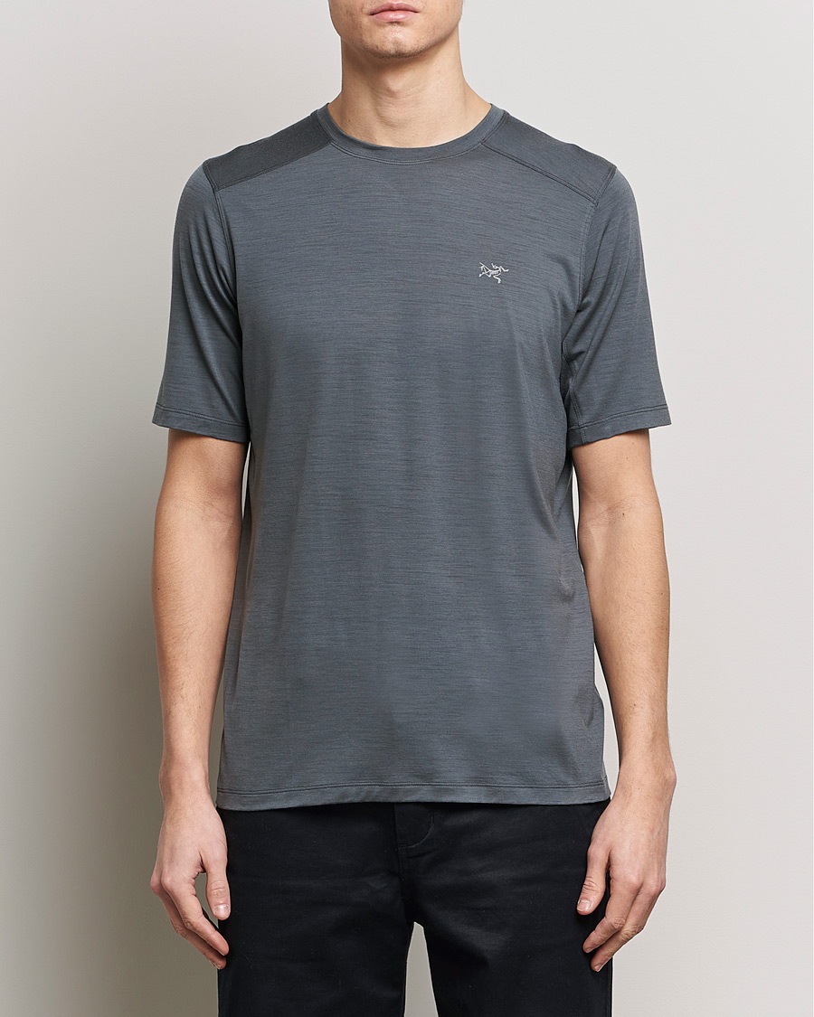 Herr | Kortärmade t-shirts | Arc'teryx | Ionia Merino Wool Crew Neck T-Shirt Cloud