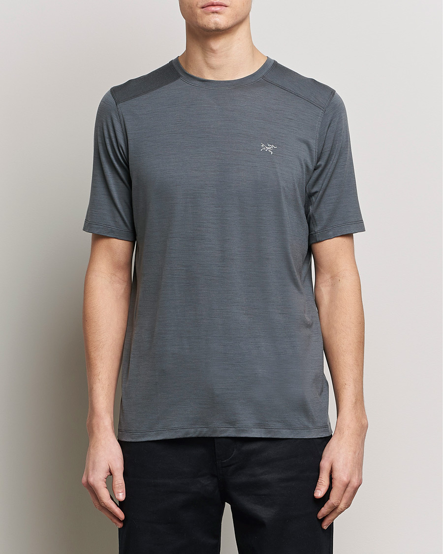 Herr | T-Shirts | Arc'teryx | Ionia Merino Wool Crew Neck T-Shirt Cloud