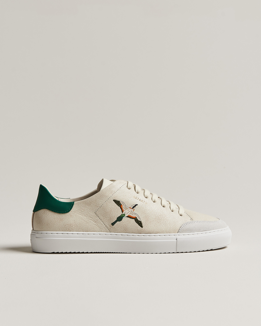 Herr | Axel Arigato Clean 90 Bee Bird Sneaker Cremino/Green | Axel Arigato | Clean 90 Bee Bird Sneaker Cremino/Green