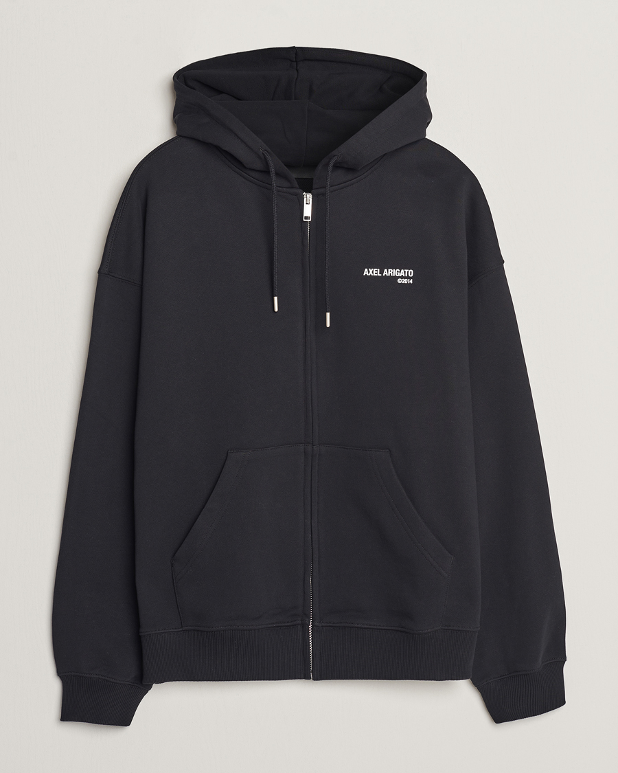 Herr | Tröjor | Axel Arigato | Field Full Zip Hoodie Black