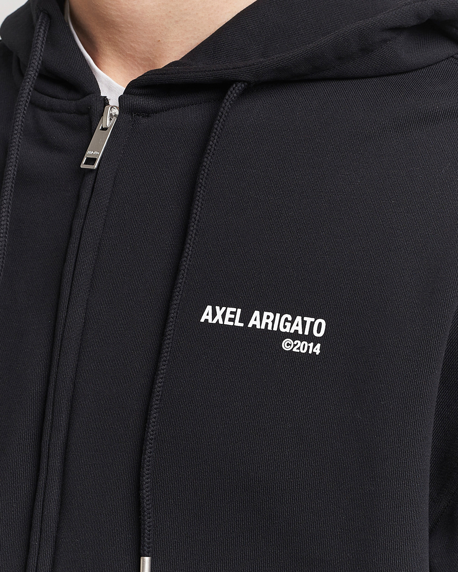 Herr | Tröjor | Axel Arigato | Field Full Zip Hoodie Black