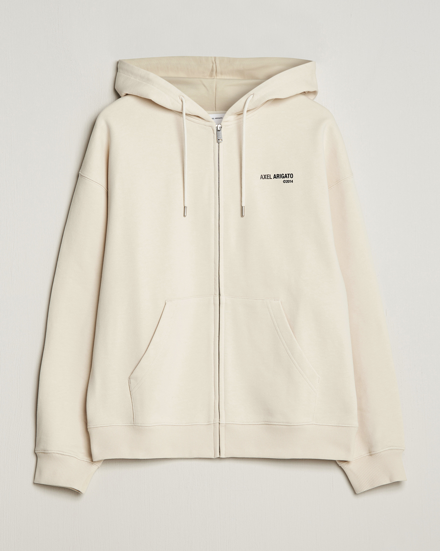 Herr | Tröjor | Axel Arigato | Field Full Zip Hoodie Pale Beige