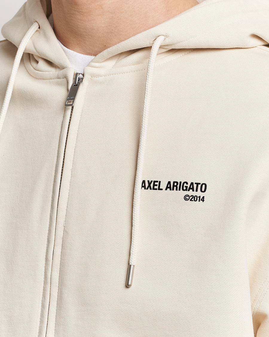 Herr | Tröjor | Axel Arigato | Field Full Zip Hoodie Pale Beige