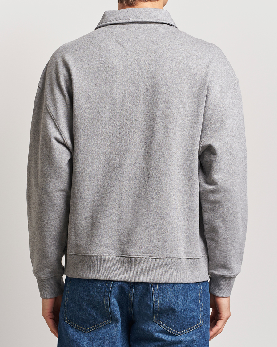 Herr | Tröjor | Axel Arigato | Remi Half Zip Sweater Grey Melange