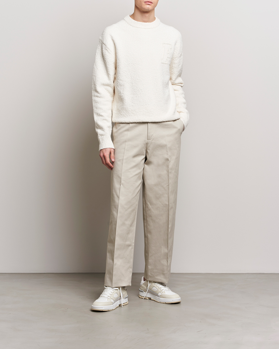 Herr | Byxor | Axel Arigato | Serif Relaxed Fit Trousers Pale Beige