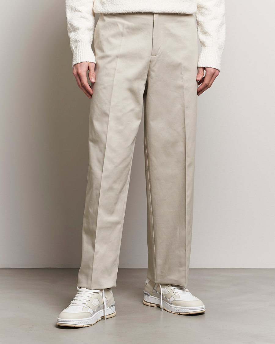 Herr | Axel Arigato | Axel Arigato | Serif Relaxed Fit Trousers Pale Beige