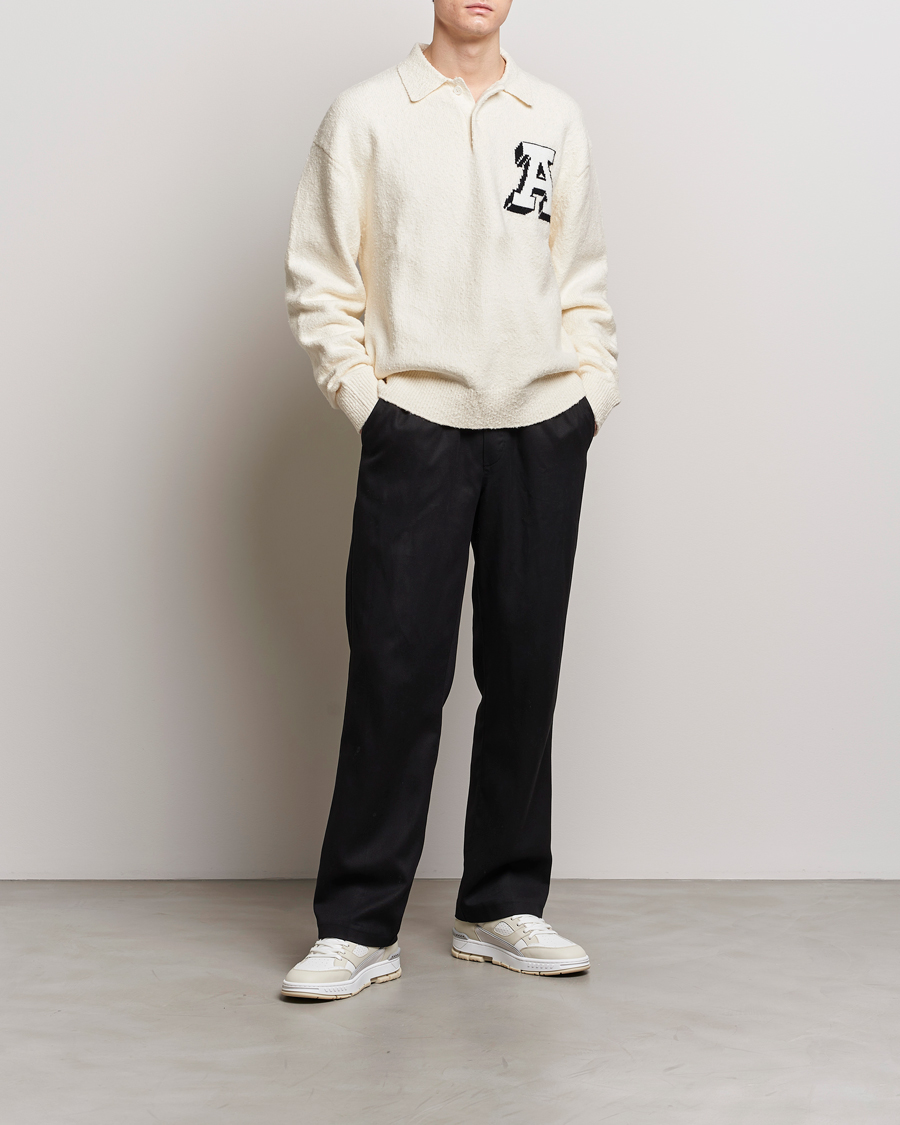 Herr | Tröjor | Axel Arigato | Team Knitted Polo Off White