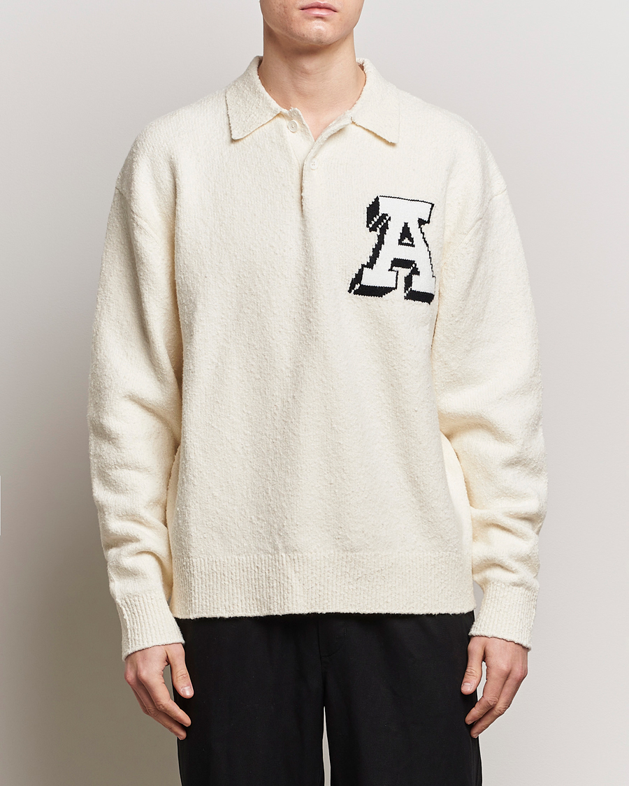Herr | Tröjor | Axel Arigato | Team Knitted Polo Off White