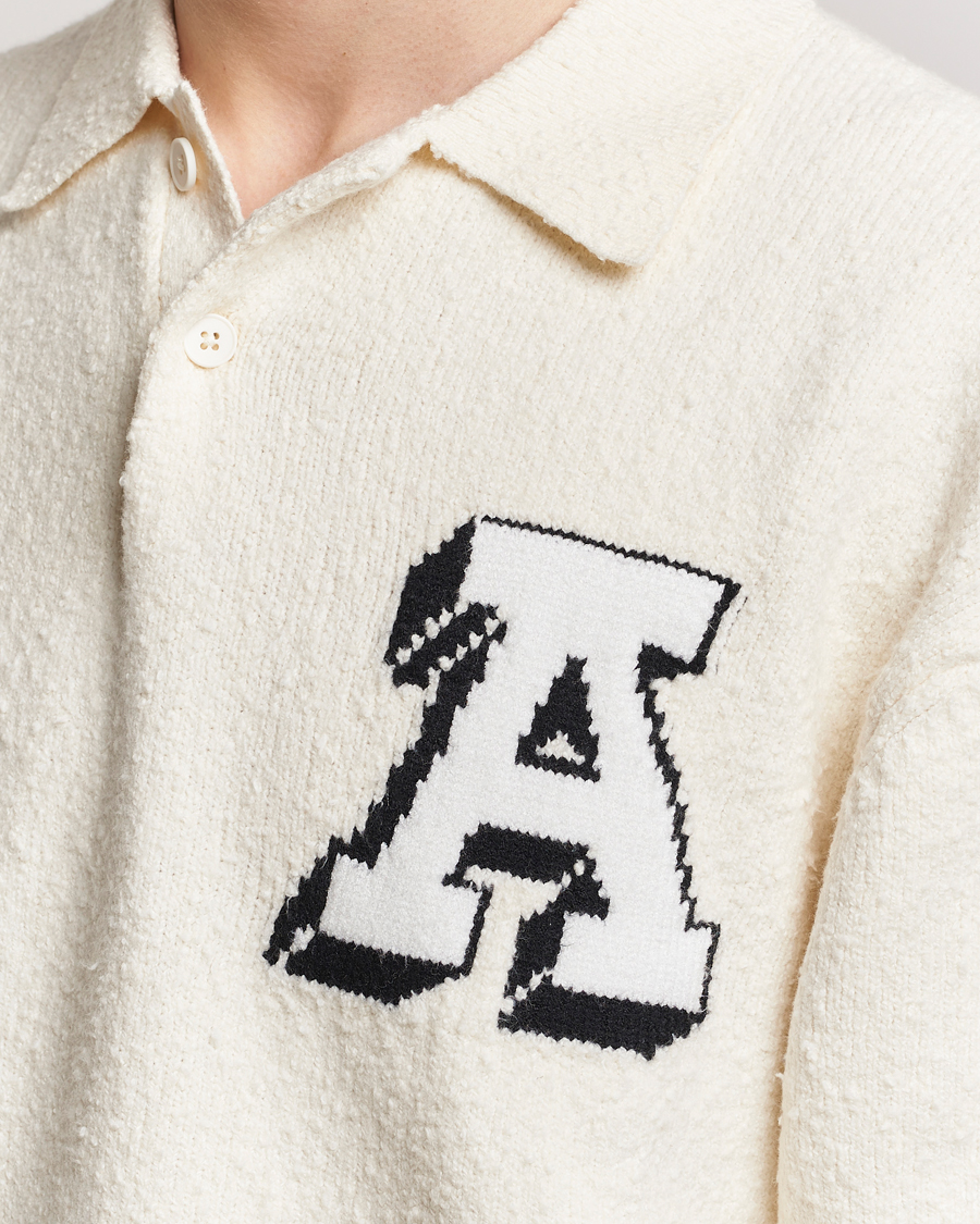 Herr | Tröjor | Axel Arigato | Team Knitted Polo Off White