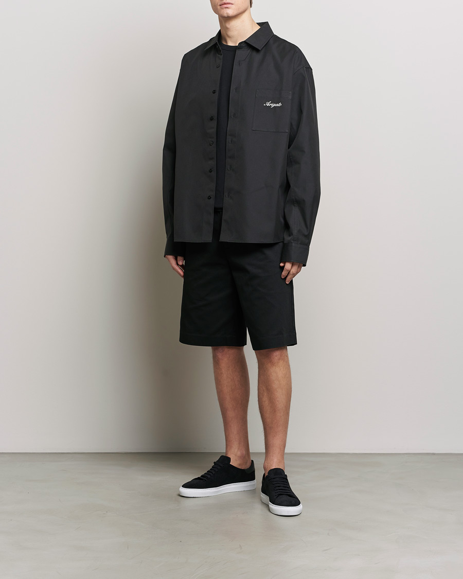 Herr | Jackor | Axel Arigato | Flow Overshirt Black