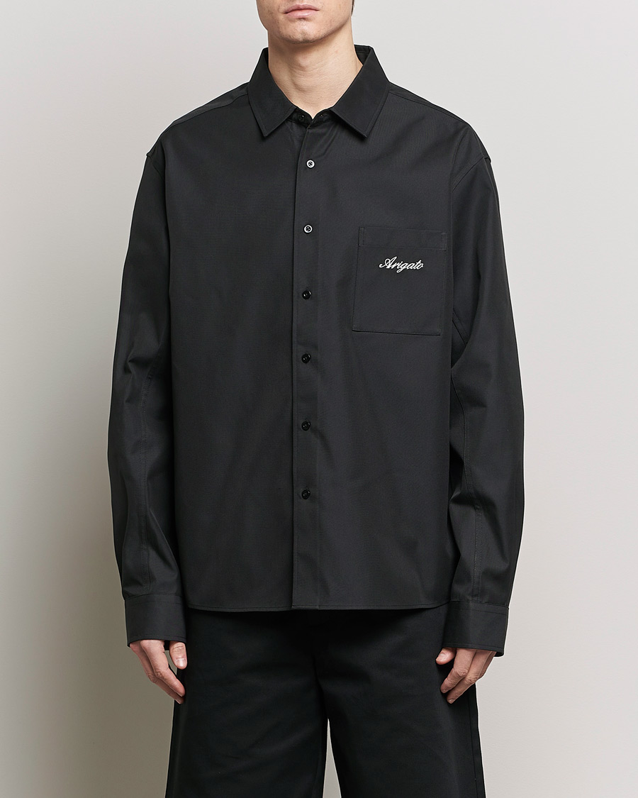 Herr | Jackor | Axel Arigato | Flow Overshirt Black