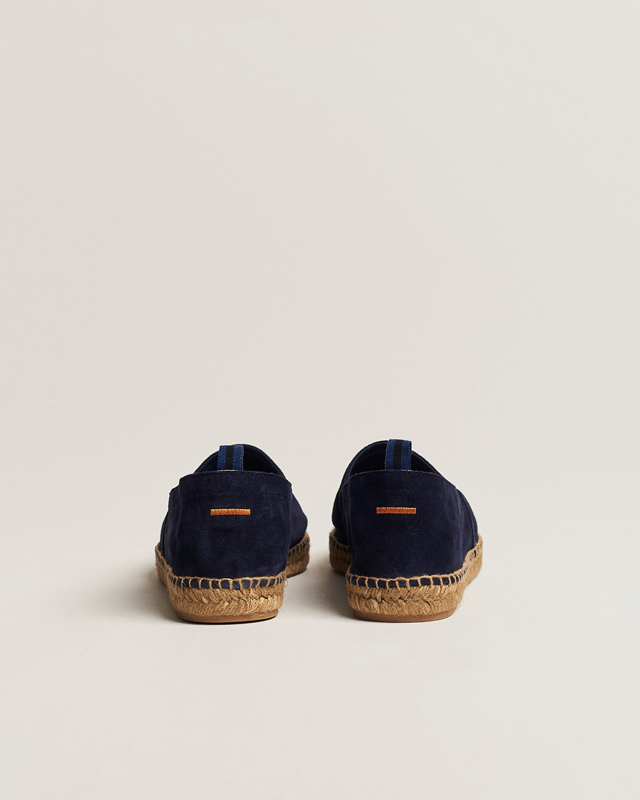 Herr | Espadriller | Castañer | Pablo Casual Suede Espadrilles Azul Oscuro