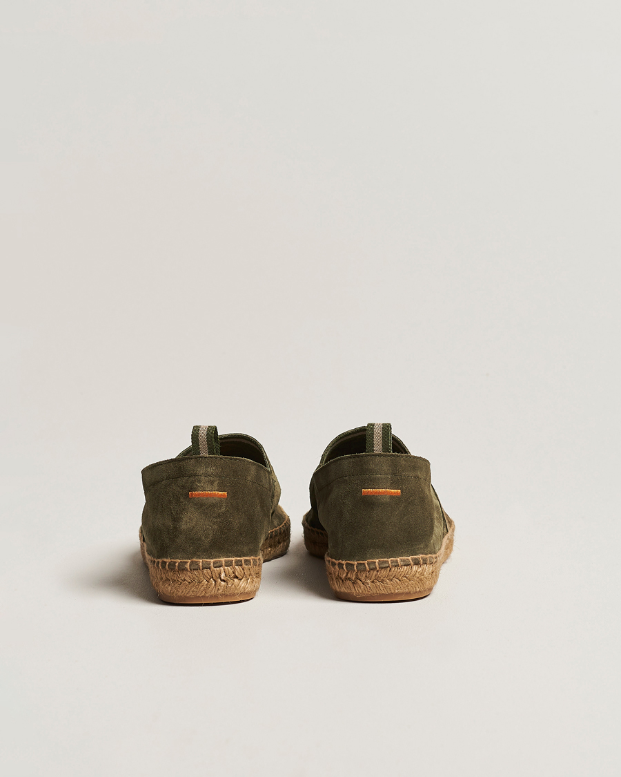 Herr | Espadriller | Castañer | Pablo Casual Suede Espadrilles Verde Bosque