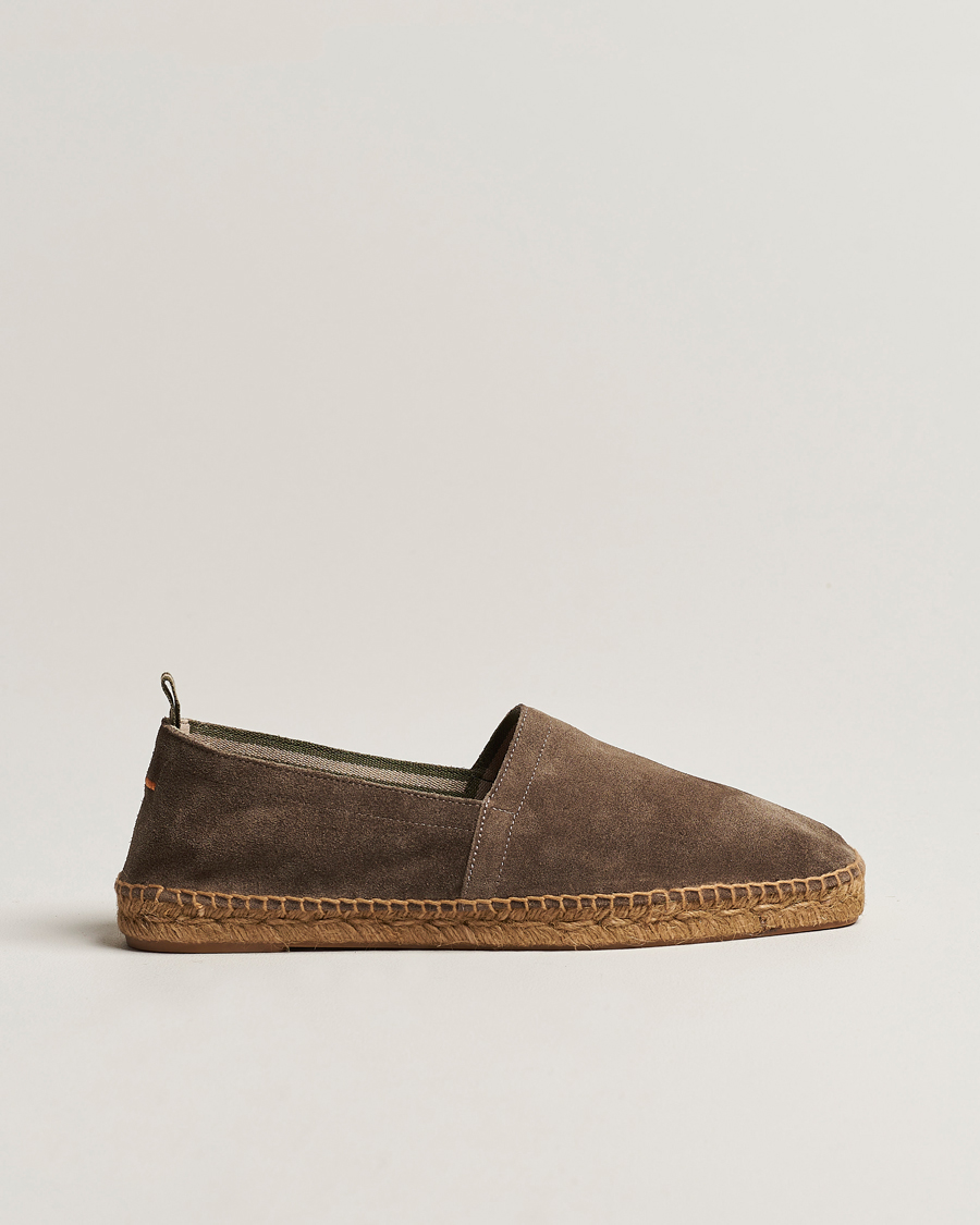 Herr | Espadriller | Castañer | Pablo Casual Suede Espadrilles Topo