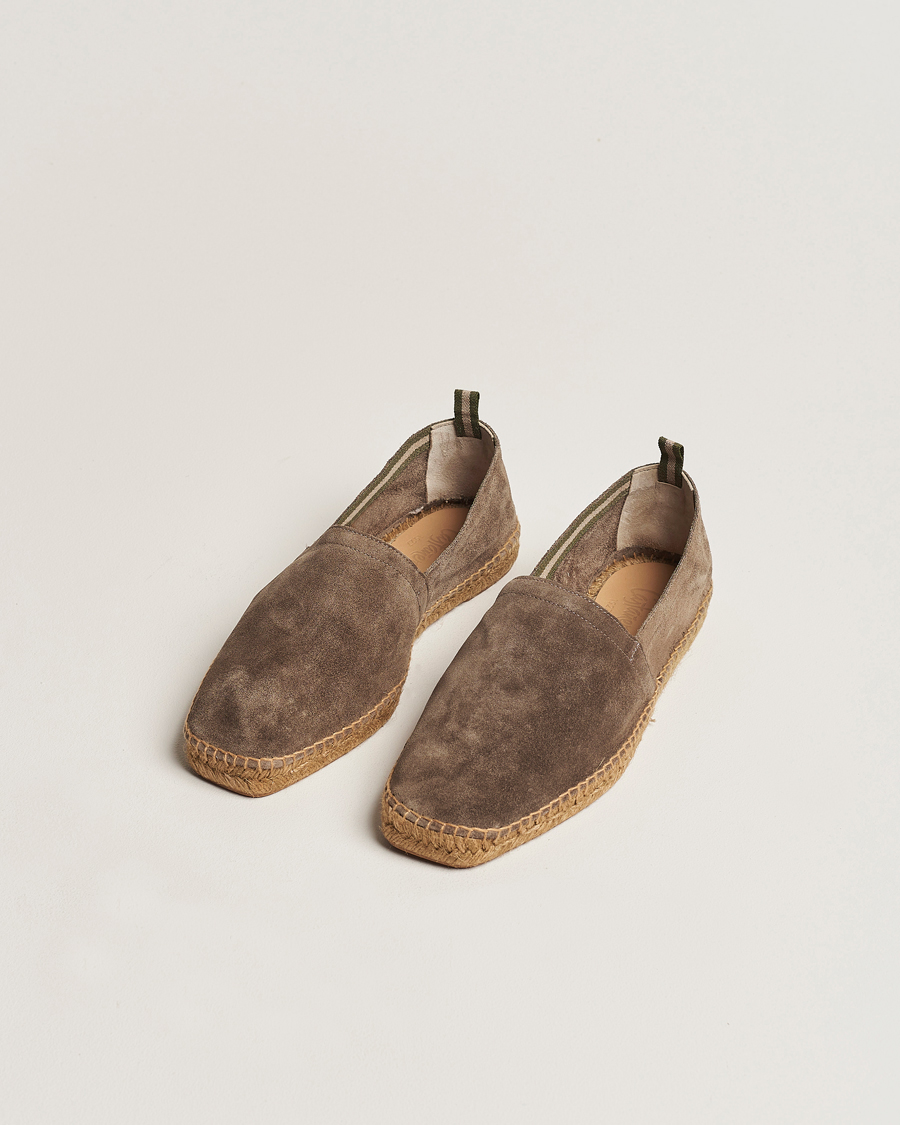 Herr |  | Castañer | Pablo Casual Suede Espadrilles Topo