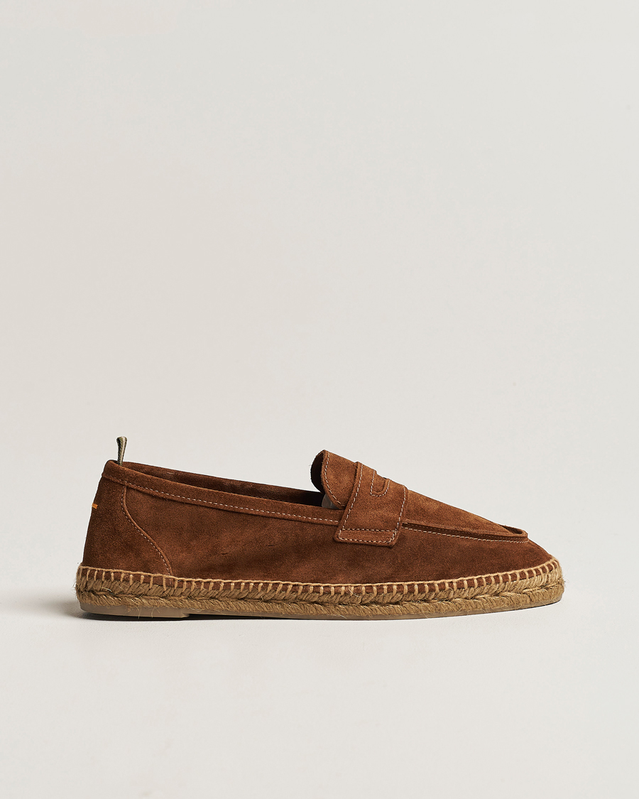 Herr | Espadriller | Castañer | Nacho Casual Suede Loafers Cuero
