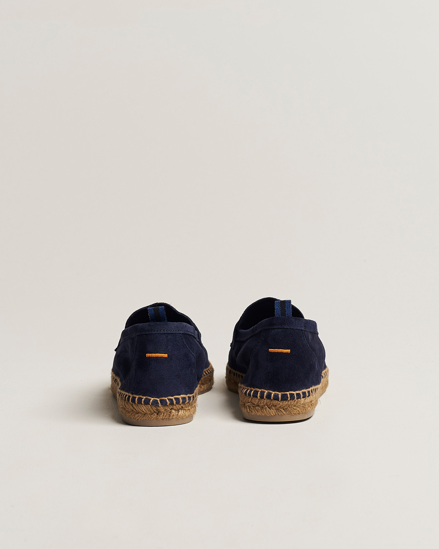 Herr | Espadriller | Castañer | Nacho Casual Suede Loafers Azul Oscuro